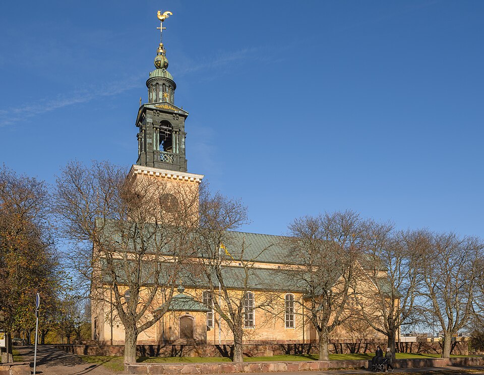 Staffans kyrkan (Staffan church), Gävle. Built 1930-32, architect Knut Nordenskjöld. Church of Sweden. This is a photo of a protected building in Sweden, number 21300000005765 in the RAÄ buildings dat