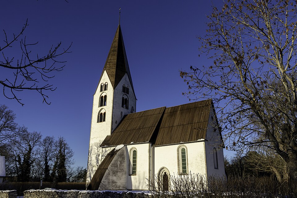 Igrexa medieval de Othem, Gotland.