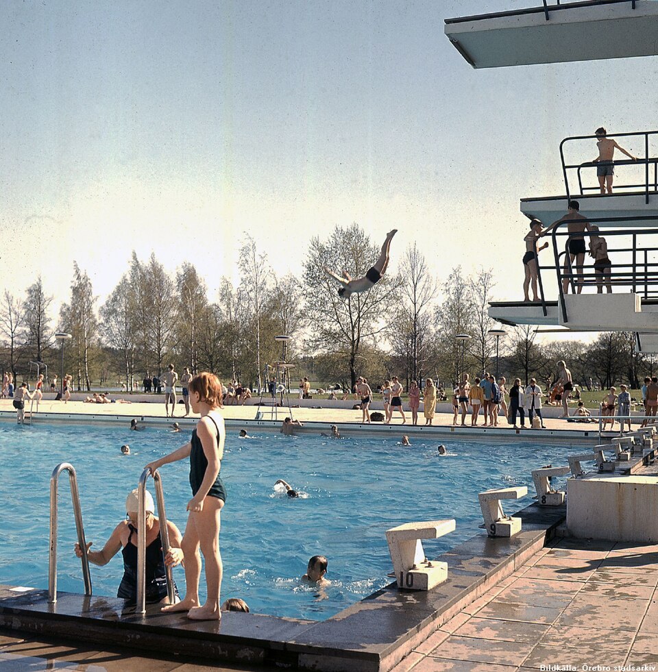 The Gustavsvik outdoor bath, Örebro, Sweden