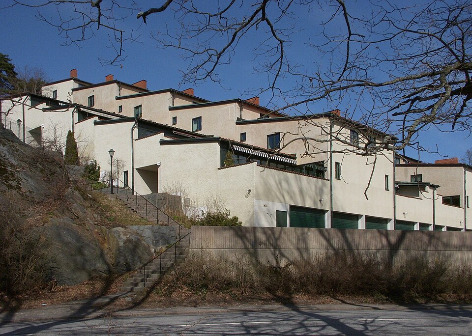 Terrasshusbebyggelse vid Dalbobranten