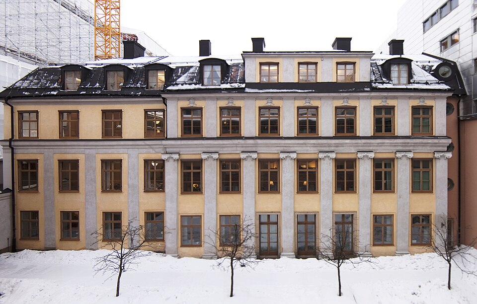 Adelkratz palace, Stockholm, Sweden: Eastern side.