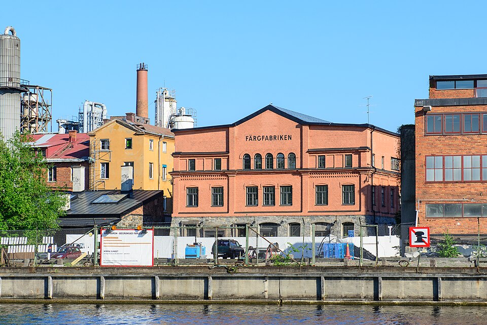 sv:Färgfabriken, Liljeholmen, Stockholm. Färgfabriken is an exhibition space and experimental platform for art and architecture