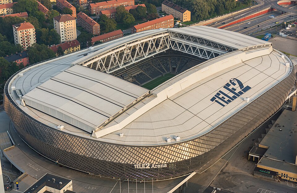 Tele2 Arena.