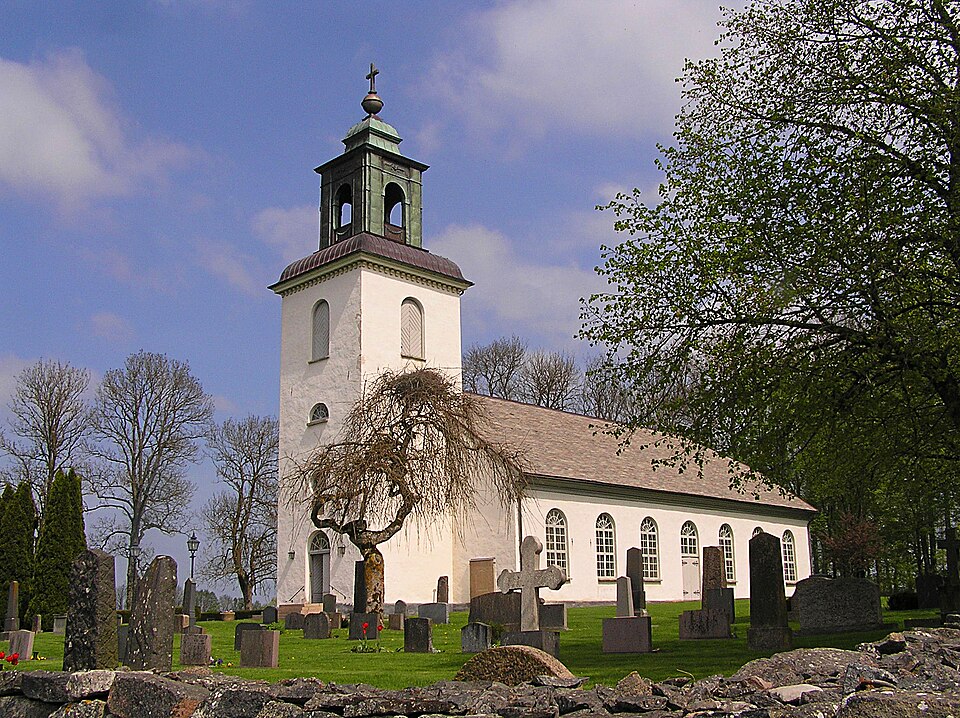 Särestad-Bjärby kyrka i Västergötland.