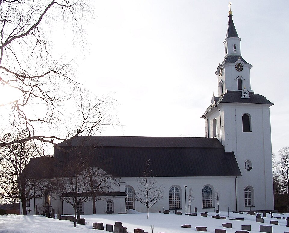 Säbrå church west of Härnösand, Sweden