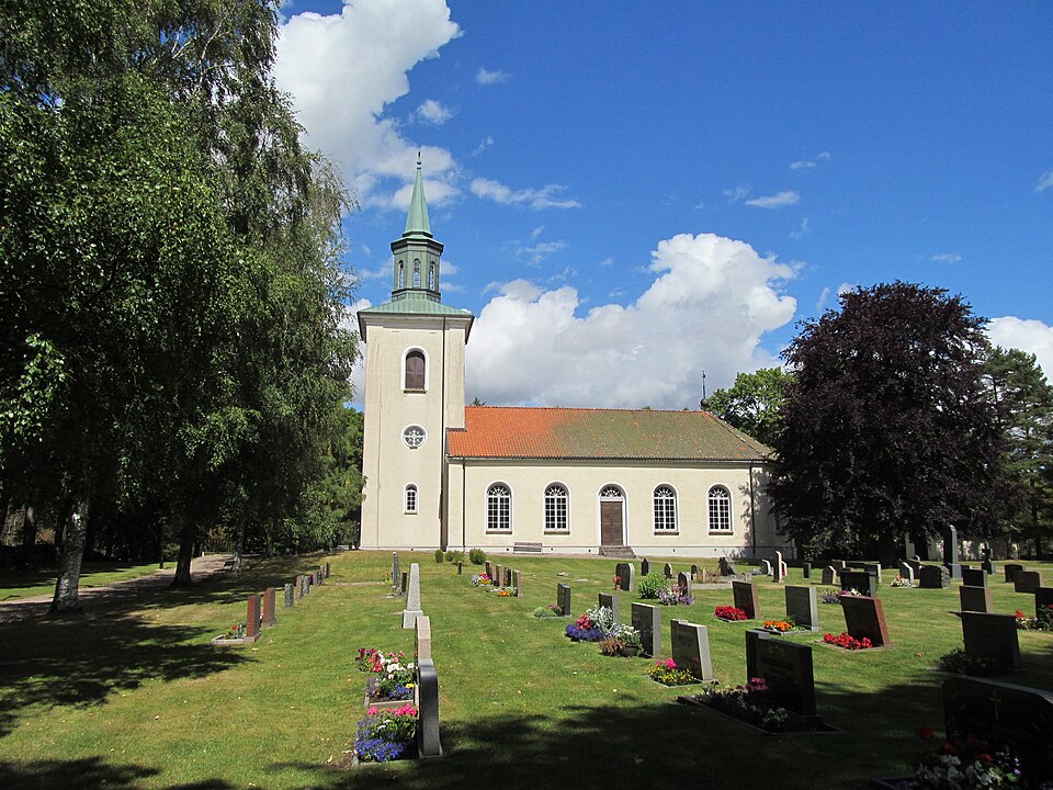 Lekåsa church in Lekåsa Parish, Essunga Municipality, Barne hundred, the Diocese of Skara, Västergötland, Västra Götaland County, Sweden.
