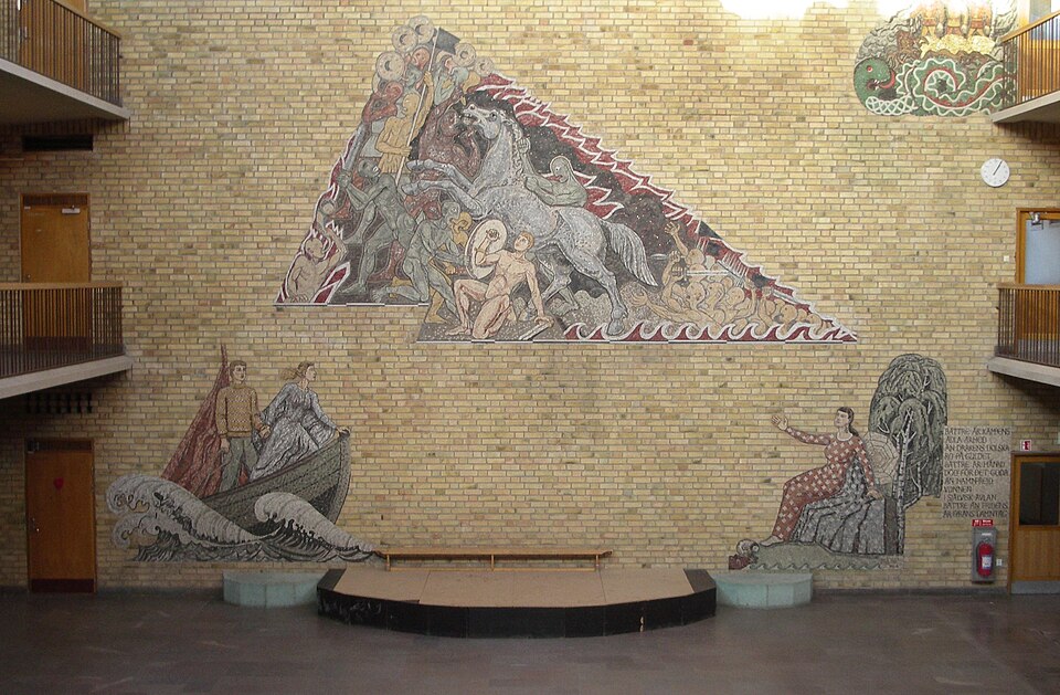Otte Sköld´s The Tale of the Winds (Vindarnas saga), 1951, Västertorp, Sweden