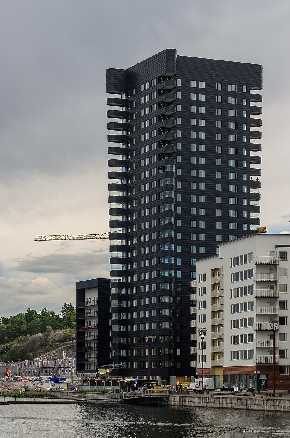 Kajen 4 under construction in June 2014. Architect: Gert Wingårdh.