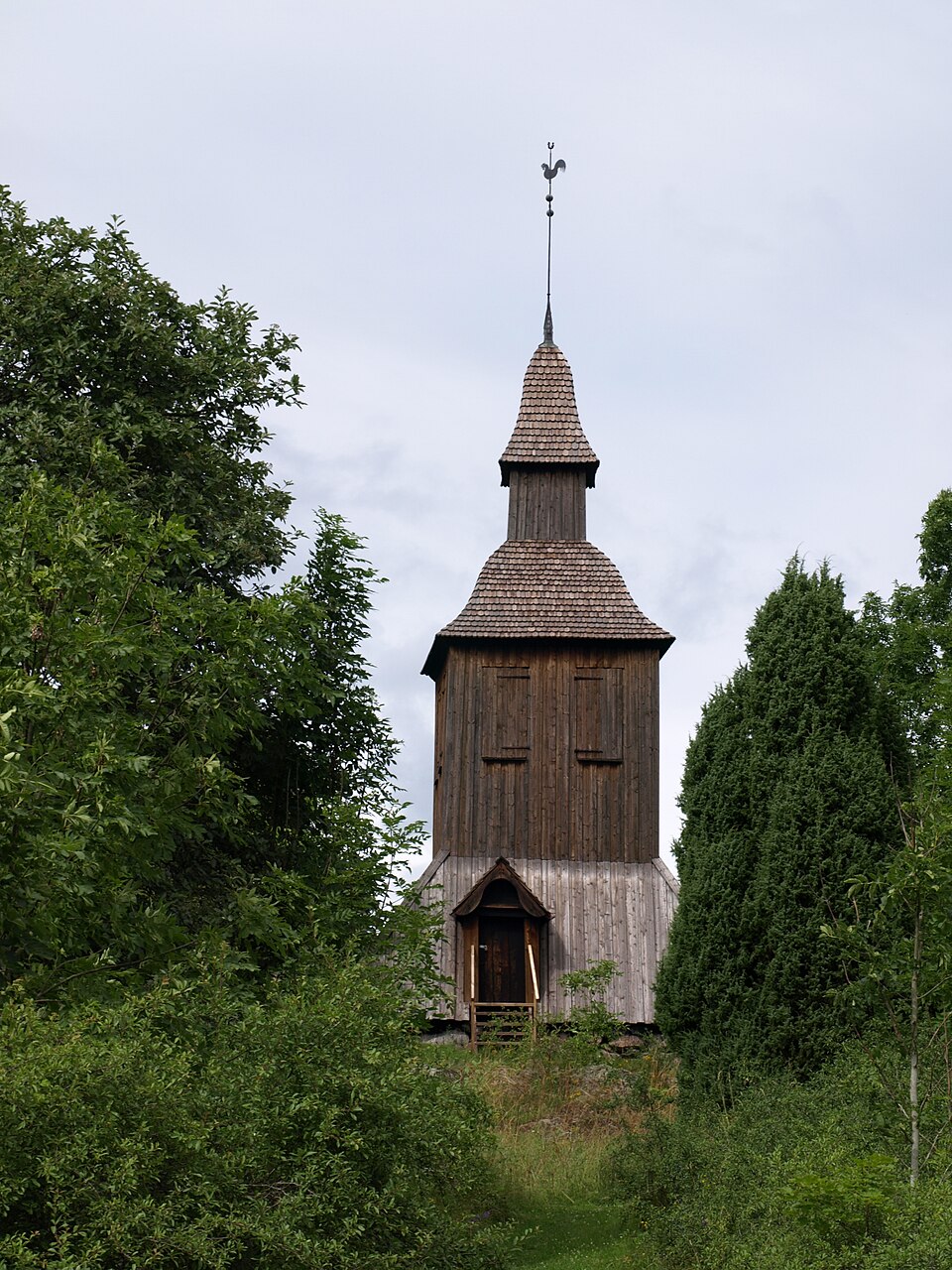 The bell tower of Gryta church, Uppland, Sweden