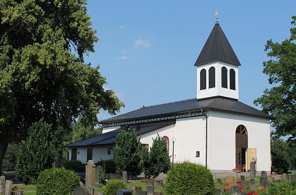 Hälleberga Church.Consecrated in 1979.