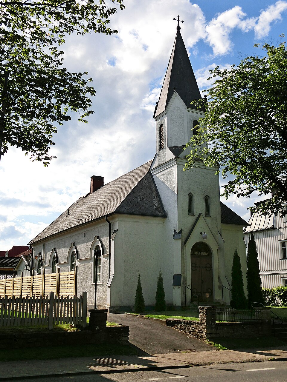 Allianskyrkan (i.e. "The Alliance Church") in Falköping, former Skaraborg county, Västergötland, Västra Götaland county, Sweden. The church was built in 1901 as a Methodist church called Johanneskyrka
