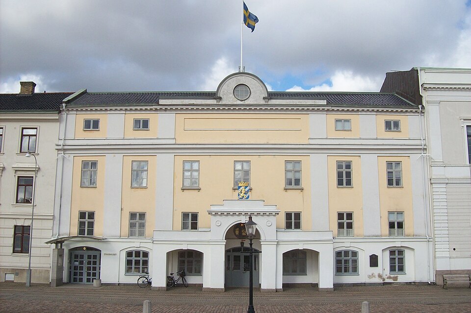 Nordstaden 16:2 Hus 1b. Göteborgs Stadshus. Göteborg. Sett från Gustaf Adolfs Torg.