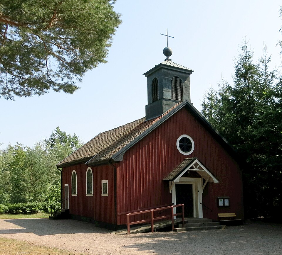 Svärtans kapell i Hjo kommun.