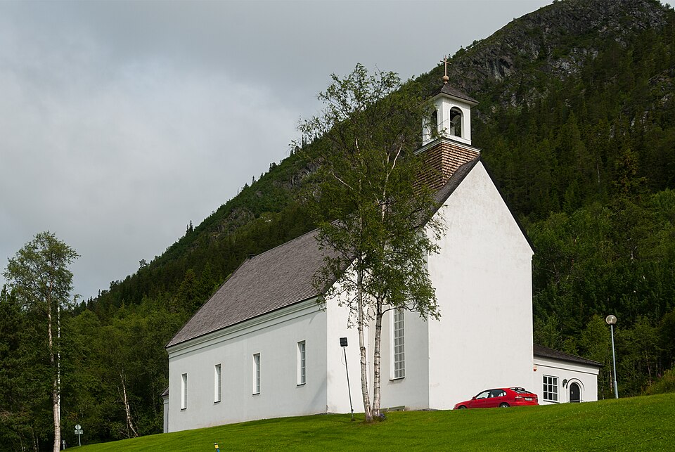 Funäsdalen kyrka (church). Funäsdalen, Härjedalen, Jämtland County, Sweden. Church of Sweden, Tännäs-Ljusnedal Parish. Built 1926. Architects Martin Westerberg and Curt Björklund.