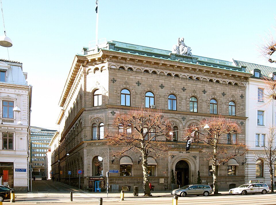 The 5-star Elite Plaza Hotel on Västra Hamngatan 3 in Göteborg.