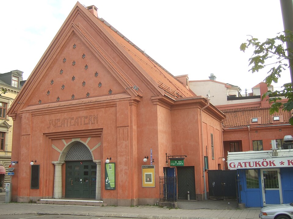 The house of "Biografteatern Svea" at Esplanaden 15 in Sundsvall, viewed from west