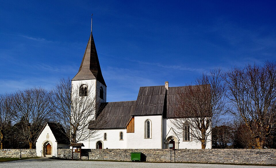 Vallstena kyrka i Vallstena socken på Gotland.