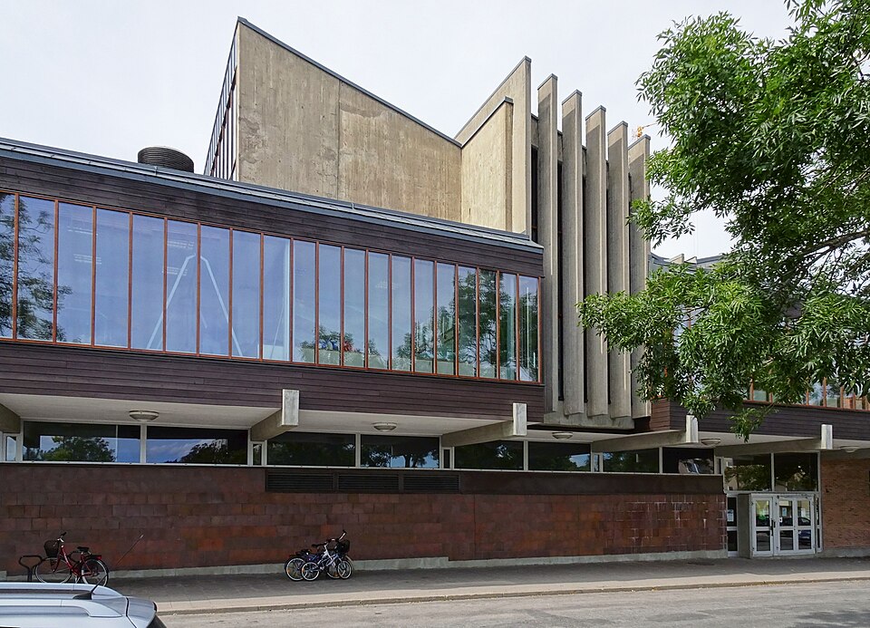 Högdalshallen, arkitekt Åke E. Lindqvist