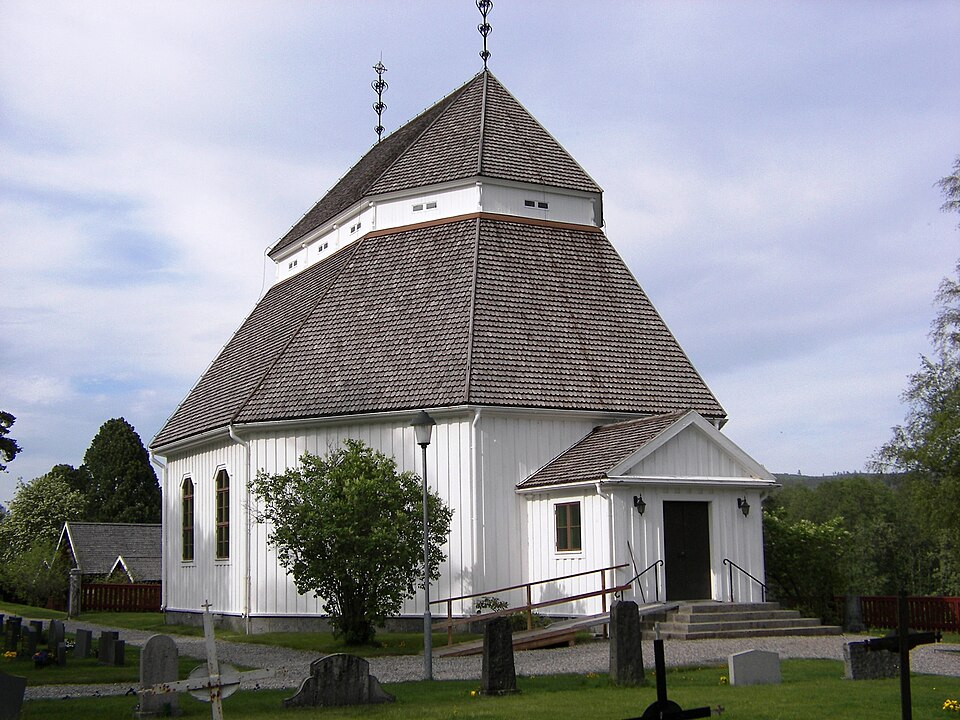 Viksjö church, Sweden - as seen from southwest