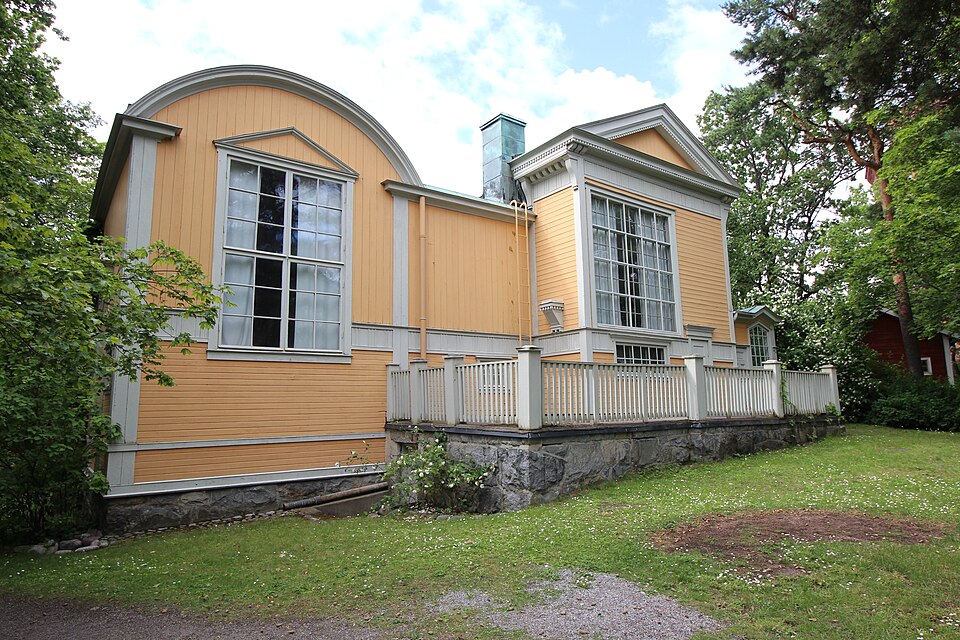 Julius Kornbergs ateljé på Skansen, Stockholm. Ursprungligen på Lilla Skuggan (Heleneberg), Norra Djurgården