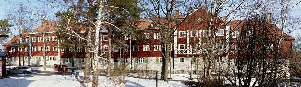 Bostadshuset i kvarteret Bergsryggen vid Ulvsundavägen