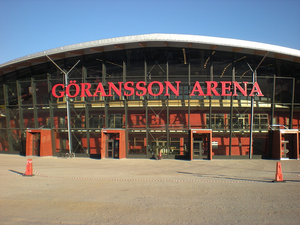 Main entrance of Göransson Arena