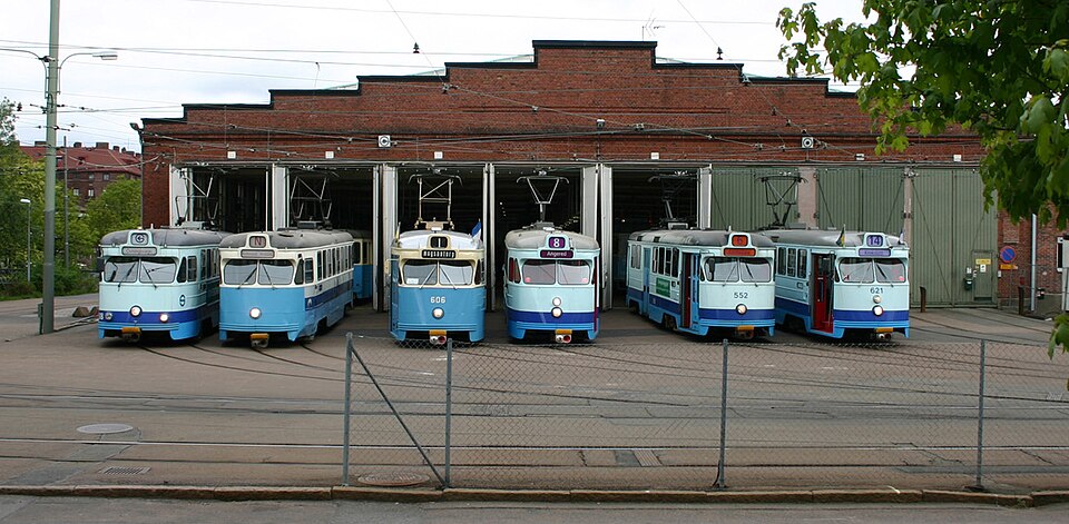 The last tram type M25 in Gothenburg.