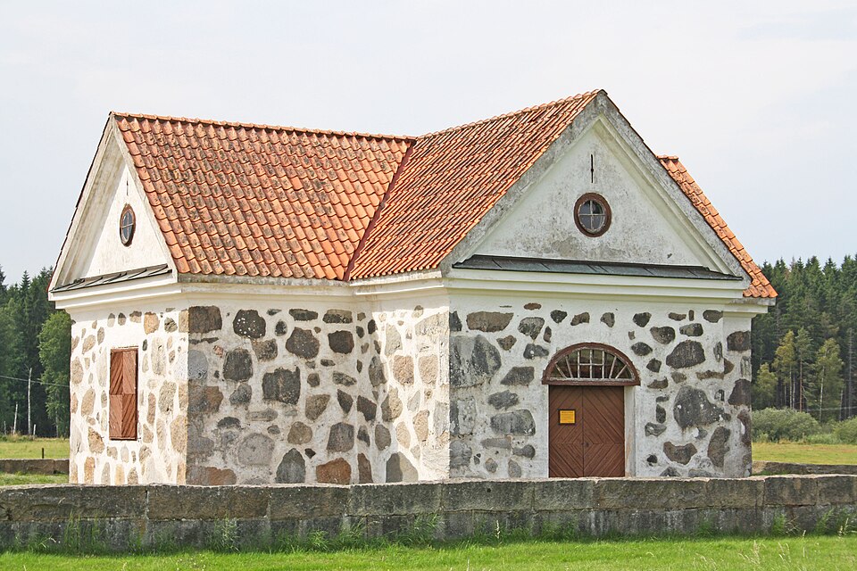 The Blistorp Chapel (mausoleum), Bromölla Municipality, Näsum Parish.