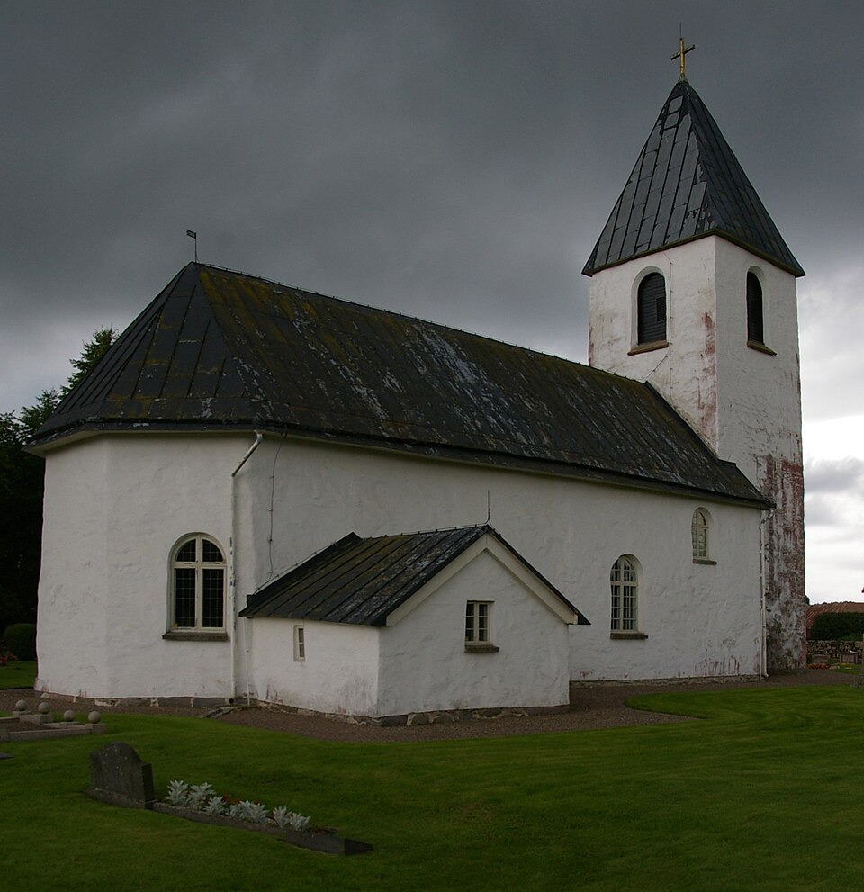 Sörby kyrka (Swedish:Church of Sörby) in Västergötland, Sweden.