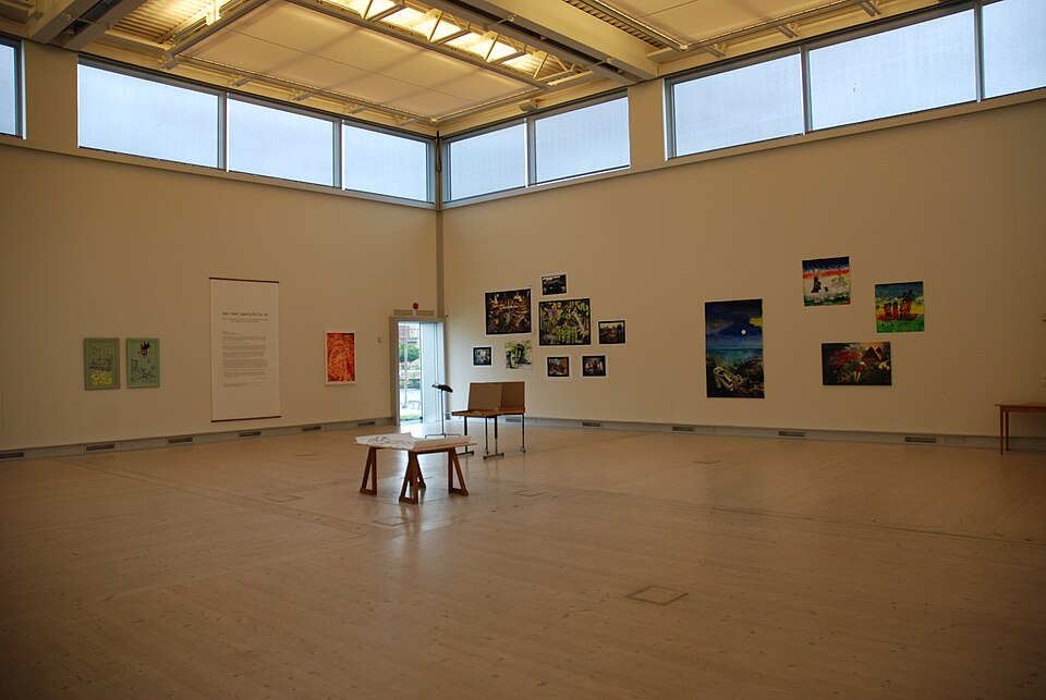 One of the exhibition halls of Bohusläns museum, Uddevalla, Sweden