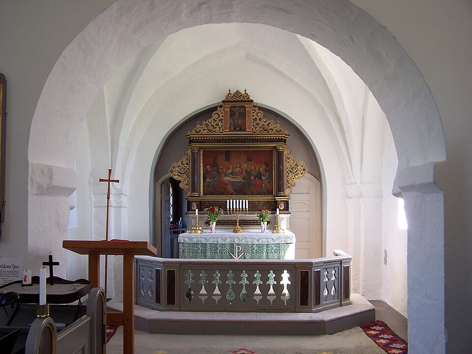 Norra Skrävlinge kyrka - Sanctuary.