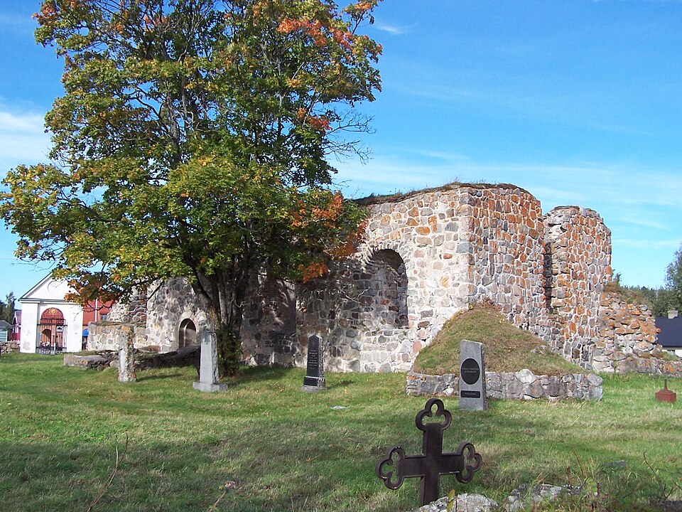 Njurunda church ruin, Sweden