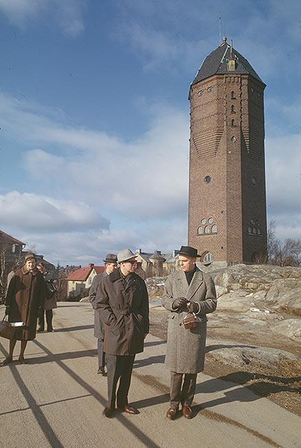 Hagalund. Vattentornet. Byggnadsår 1911-12. Arkitekt Ivar Tengbom & H G Torulf Bildnummer AN-18825 (Stockholms läns museum)