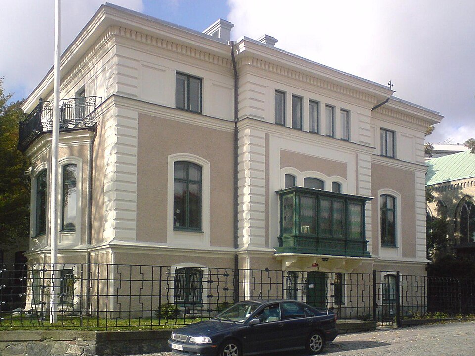 The Gegerfelt house in Göteborg, built 1875. Designed by architect Victor von Gegerfelt for himself and his family to live in.