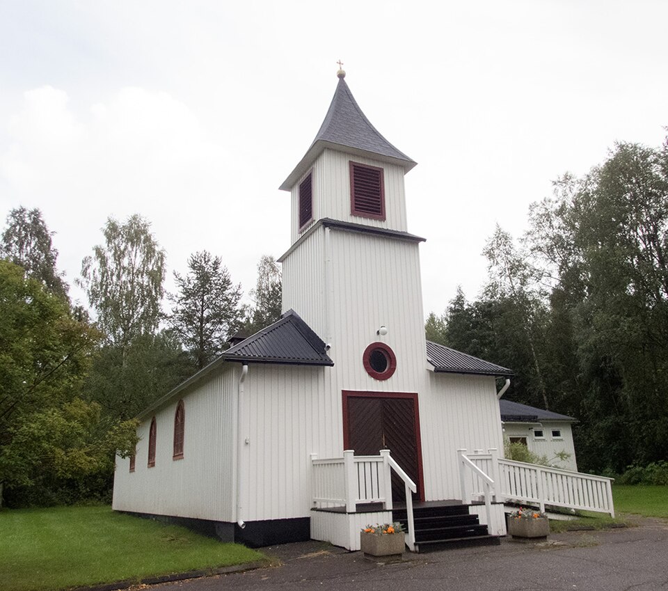 Petiknäs kyrka i Norsjö församling, Västerbotten.