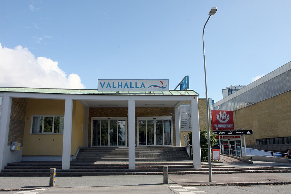 Valhallabadet, an indoor swimming facility in Gothenburg, Sweden