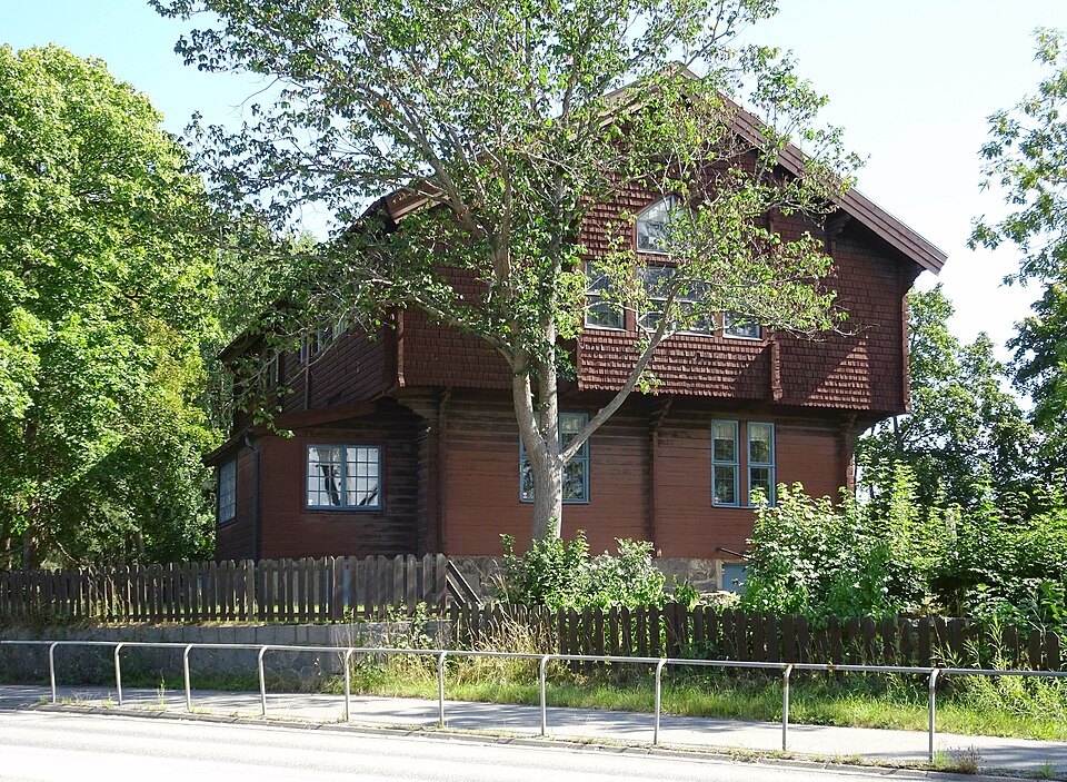 Restaurang / Kafé Höganloft, Lidingö, byggår 1910, arkitekt Jacob Gate