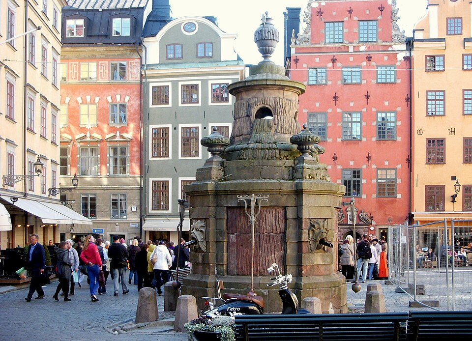 Stortorgsbrunnen på Stortorget, Gamla stan