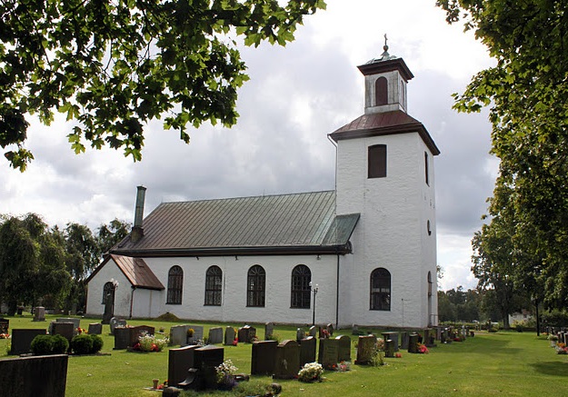 Holsljunga kyrka i Svenljunga kommun i Västergötland