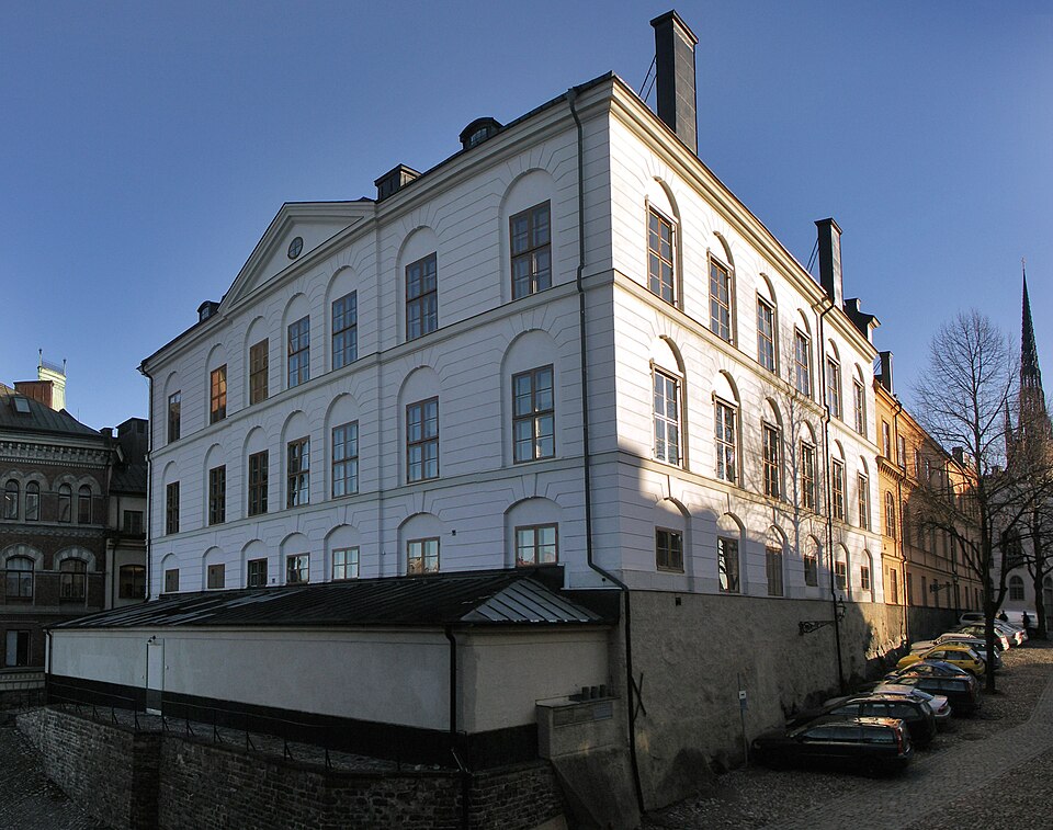 Schering Rosenhane palace on Riddarholmen island, in Stockholm, Sweden. Northern and western fasades.