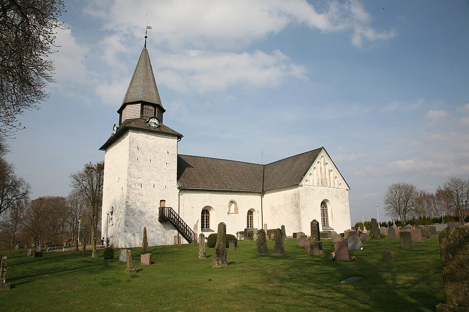 Östra Karup church in Skåne, Sweden