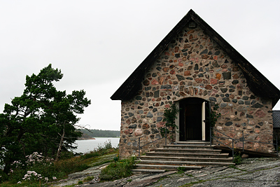 Capella Ecumenica Sanctae Annae in scouplis, chapel in the archipelago of S:t Anna, in the province of Östergötland.