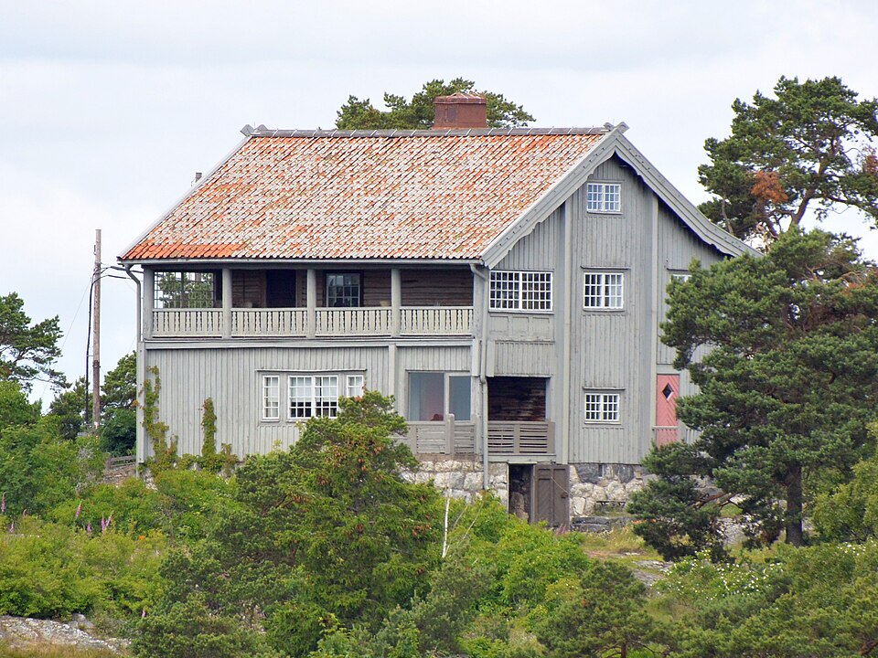 Eva Bonniers summerhouse in Dalarö.