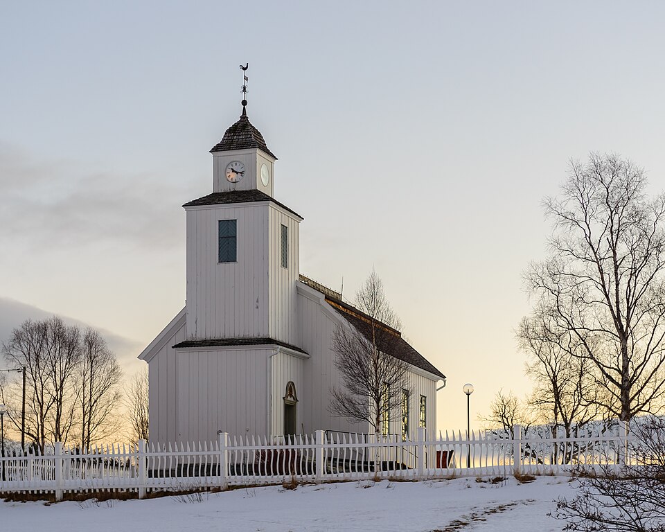 Storsjö kyrka (church) built 1812 in the small village Storsjö in Berg municipality, Jämtland County. Church of Sweden, Diocese of Härnösand, Hedebygdens Parish.