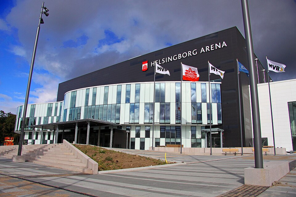Helsingborg. Den nya arenan.