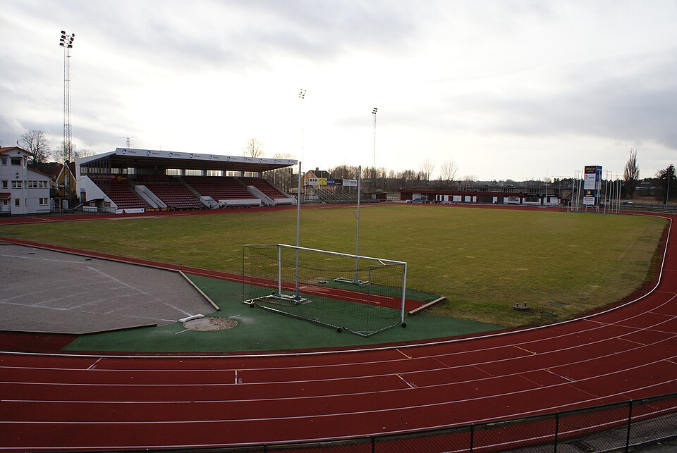 Tingvalla IP in Karlstad, Sweden.