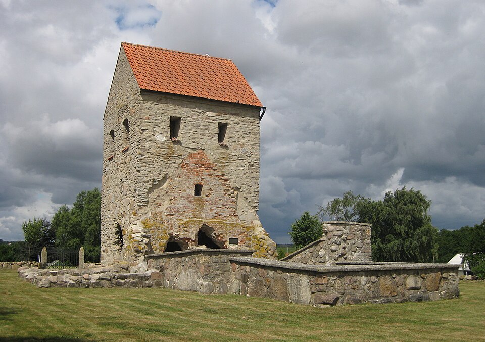 Abandoned church in Nedraby, Skåne, Sweden