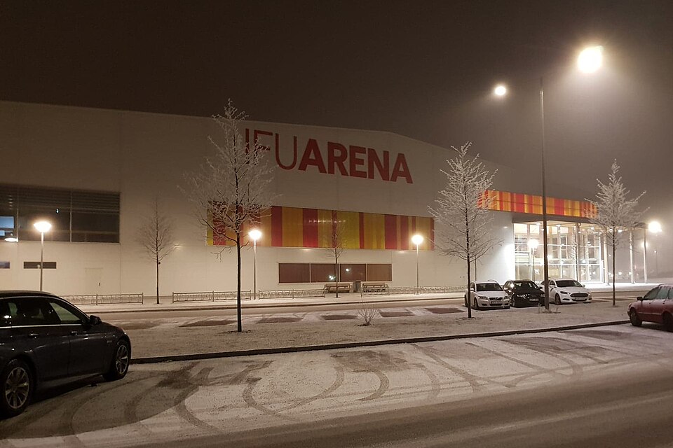 Exterior Picture of IFU Arena in Uppsala Sweden