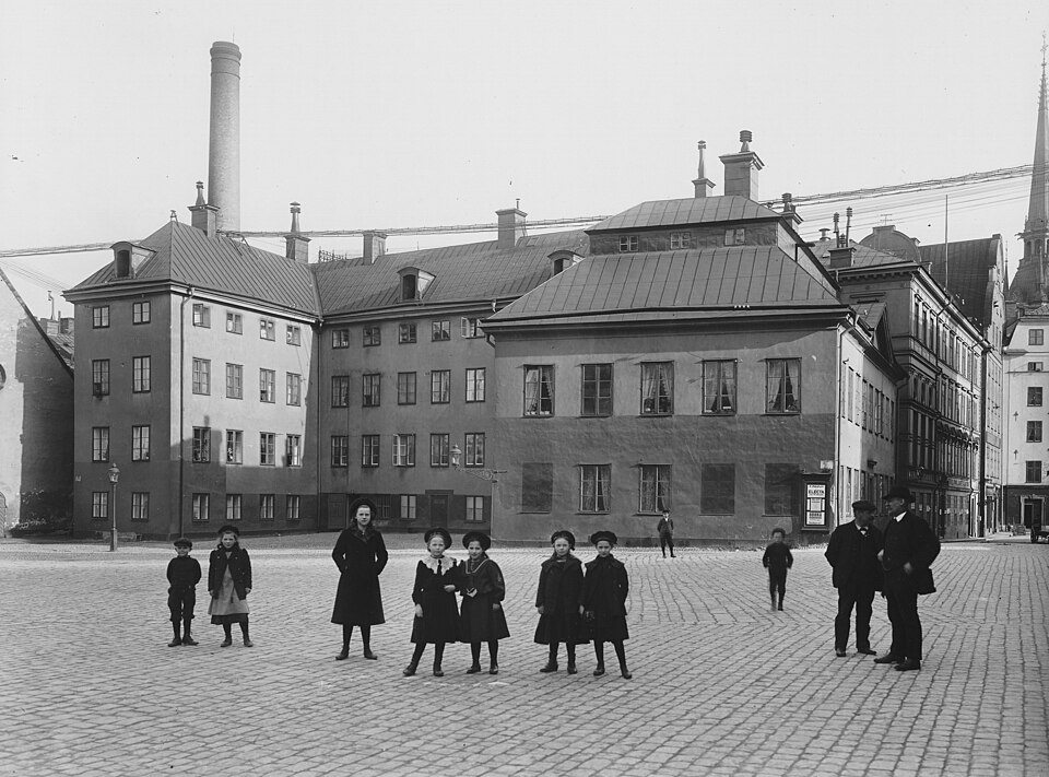 Indebetouska huset strax före rivning