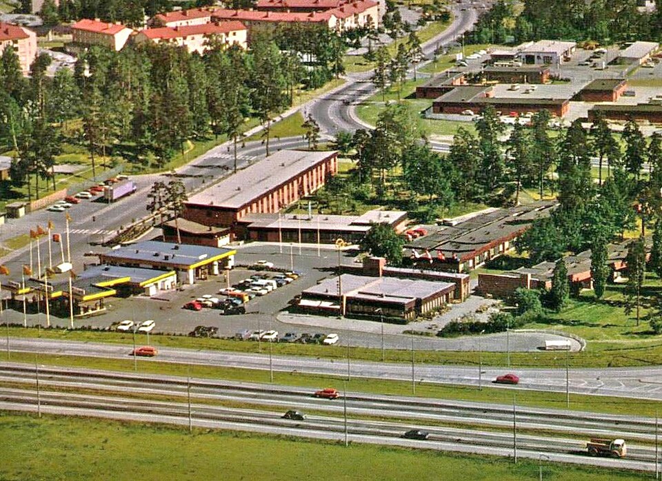 Motellet "Gyllene ratten" utanför Stockholm